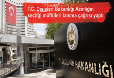 T.C. Dışişleri Bakanlığı, Azınlığın seçtiği müftüleri tanıma çağrısı yaptı