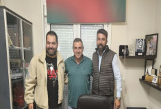 Doxa Neou Sidirochoriou (Cambaz) yönetiminden Özgür Ferhat’a ziyaret